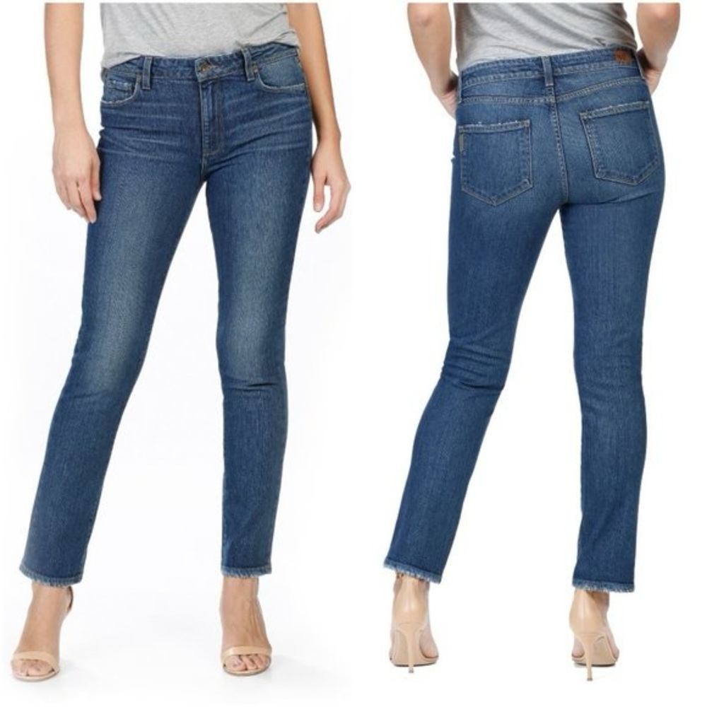 Paige denim midrise Julia straight jeans 27